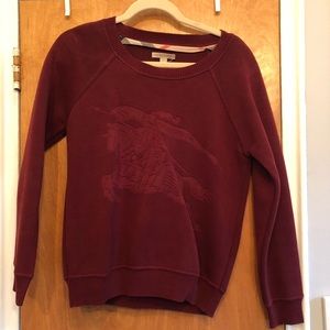 Burberry Brit neoprene logo sweatshirt !